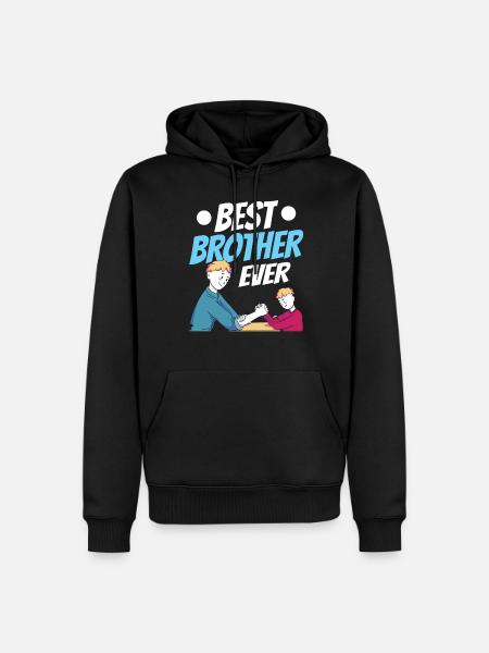 Bedste bror nogensinde ven brødre team - Herre Premium økologisk hoodie - sort