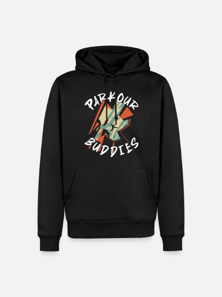 Parkour Free Running Traceur - Men’s Premium Organic Hoodie - black