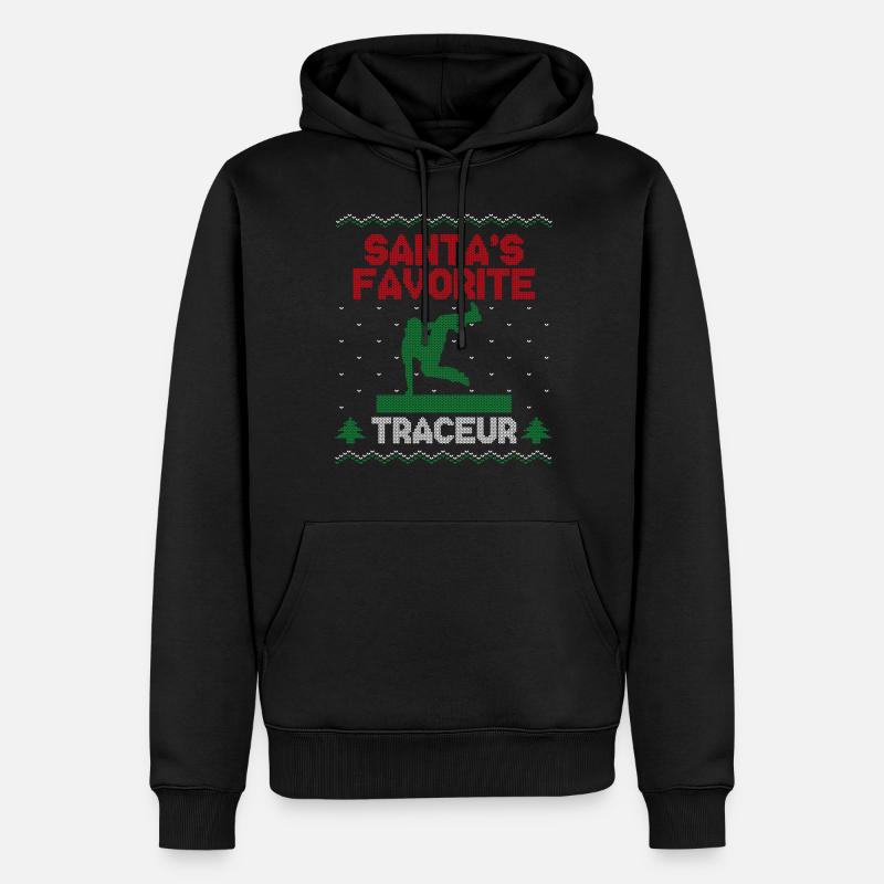 Parkour Free Running Traceur Ugly - Sweat à capuche Premium bio Homme - noir