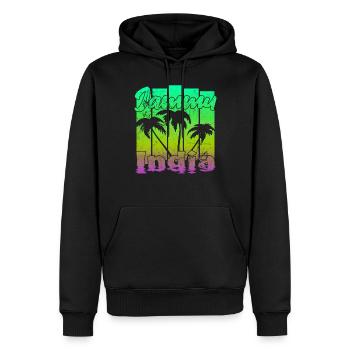 Jammu India Sonnenuntergang - Männer Premium Bio Hoodie - Schwarz - Vorne - Nico (187cm)