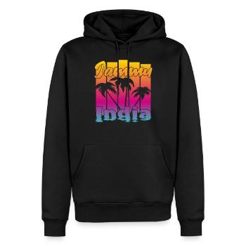 Jammu India Sonnenuntergang - Männer Premium Bio Hoodie - Schwarz - Vorne - Nico (187cm)