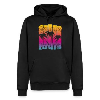 Jammu India Sonnenuntergang - Männer Premium Bio Hoodie - Schwarz - Vorne - Nico (187cm)