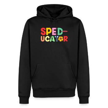 Sped-Ucator Profession Éducation spéciale Éducation spéciale - Sweat à capuche Premium bio Homme - noir - Devant - Nico (187cm)