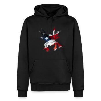 Axolotl Anime Cute Usa Kawaii Animal Salamander - Men’s Premium Organic Hoodie - black - Front - Nico (187cm)
