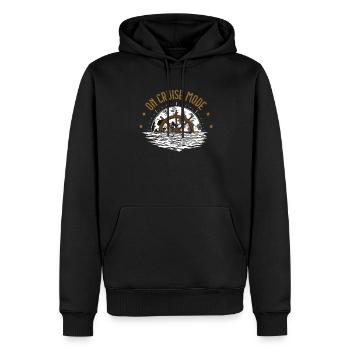Im Kreuzfahrtmodus Kreuzfahrtreisen Sommerferien - Männer Premium Bio Hoodie - Schwarz - Vorne - Nico (187cm)