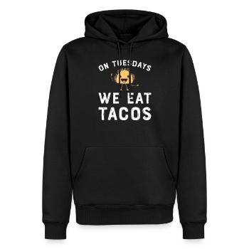 Taco Mexikanische Essen Mexico Tortilla Burrito - Männer Premium Bio Hoodie - Schwarz - Vorne - Nico (187cm)