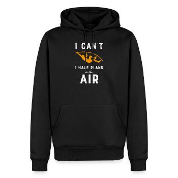 Pole vault High jump Athletics Decathlon - Men’s Premium Organic Hoodie - black - Front - Nico (187cm)