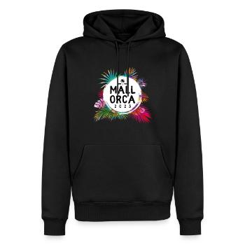 Mallorca 2023 Bunt - Männer Premium Bio Hoodie - Schwarz - Vorne - Nico (187cm)