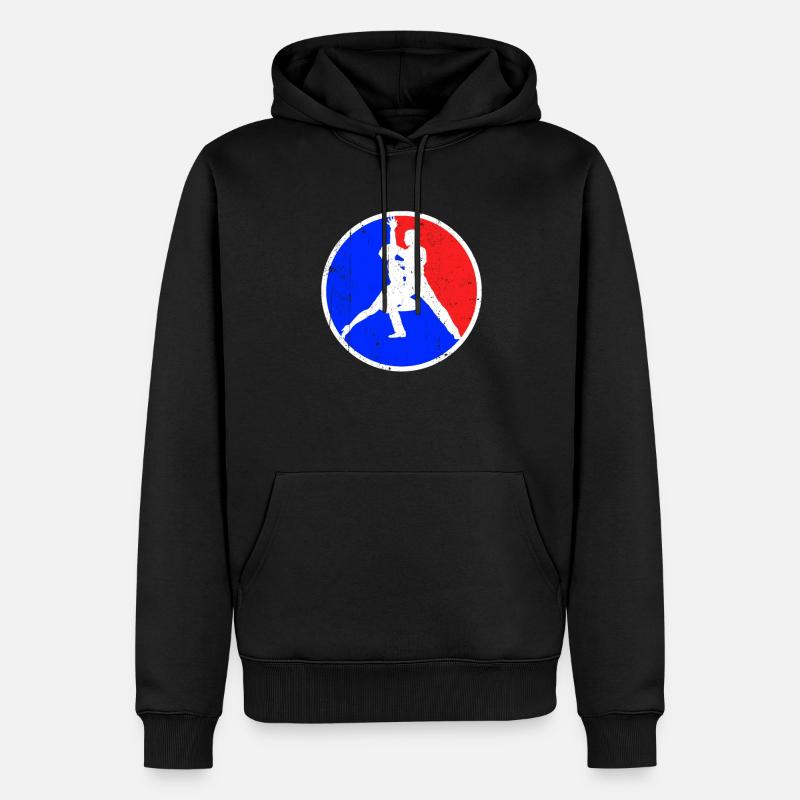 Logo de danse - Sweat à capuche Premium bio Homme - noir