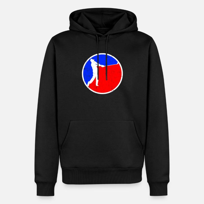 Golf Logo - Sweat à capuche Premium bio Homme - noir