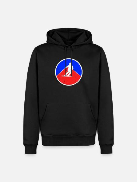 Ski Logo - Sweat à capuche Premium bio Homme - noir