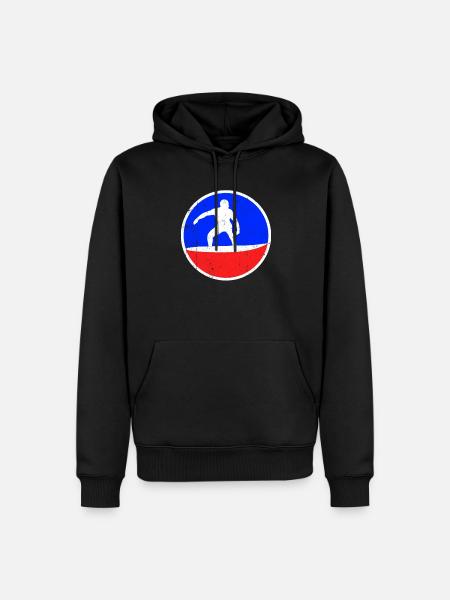 Surfing Logo - Men’s Premium Organic Hoodie - black