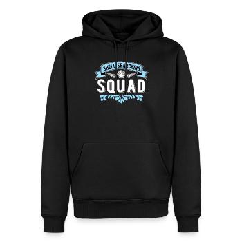 Muschelsammler Muscheln Shell Searching Squad - Männer Premium Bio Hoodie - Schwarz - Vorne - Nico (187cm)