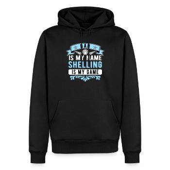 Muschelsammler Vater - Männer Premium Bio Hoodie - Schwarz - Vorne - Nico (187cm)
