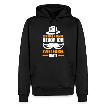 Großvater Großpapa Opi Opa - Männer Premium Bio Hoodie - Schwarz - Vorne - Nico (187cm)
