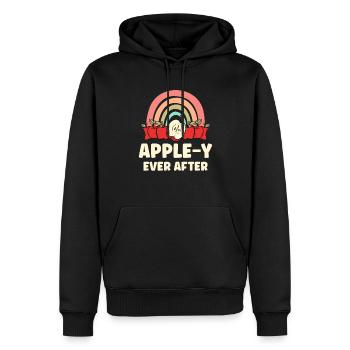 Apple-y Ever After Apple Picker Apple Squad Fruit - Sweat à capuche Premium bio Homme - noir - Devant - Nico (187cm)