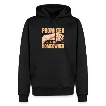 Beförderung Zum Hauseigentümer House Housewarming - Männer Premium Bio Hoodie - Schwarz - Vorne - Nico (187cm)