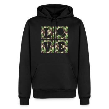 Boxing LOVE - Martial Arts Boxing Fighter Kickboxi - Männer Premium Bio Hoodie - Schwarz - Vorne - Nico (187cm)