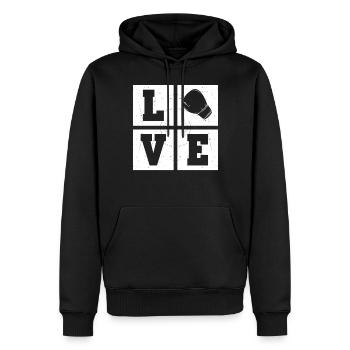 Boxing Martial Arts Boxing Fighter Kickboxing - LO - Männer Premium Bio Hoodie - Schwarz - Vorne - Nico (187cm)