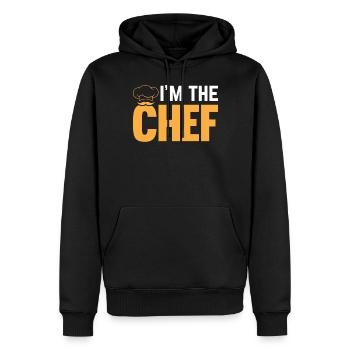 Cooking Cook Funny Cooking Chef - I'm The Chef - Männer Premium Bio Hoodie - Schwarz - Vorne - Nico (187cm)