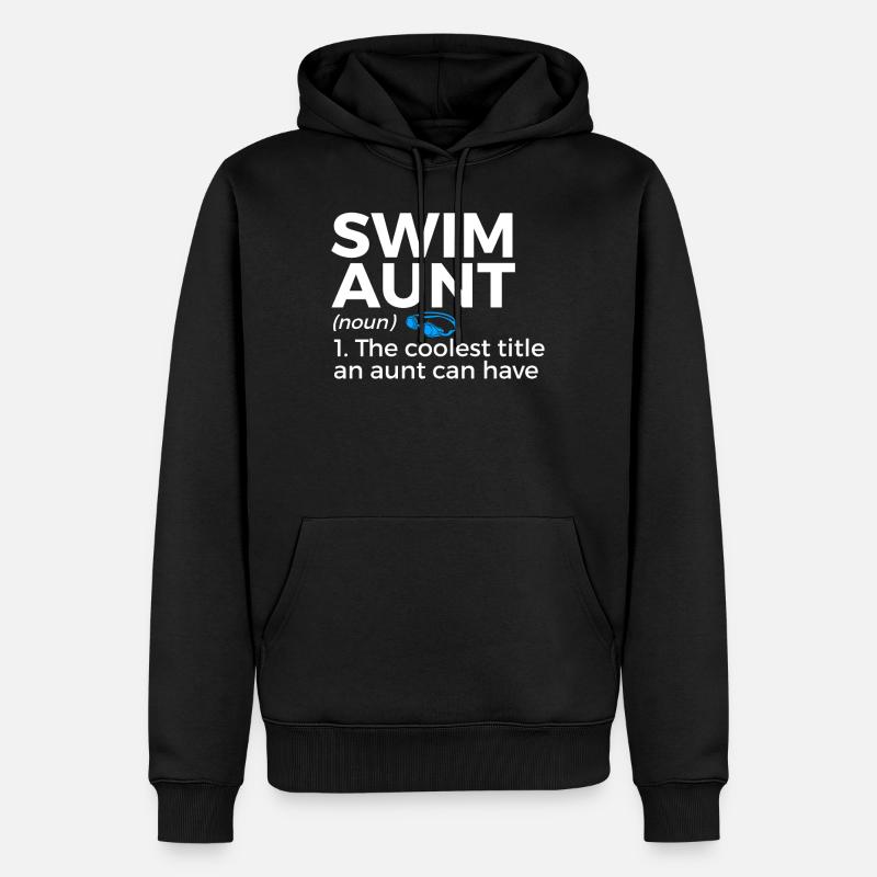 Nageur Nageant Dicton - Sweat à capuche Premium bio Homme - noir
