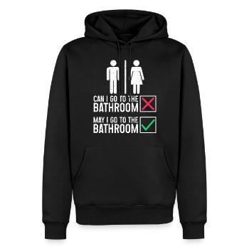 Englischlehrerin Englischlehrer Schule - Männer Premium Bio Hoodie - Schwarz - Vorne - Nico (187cm)