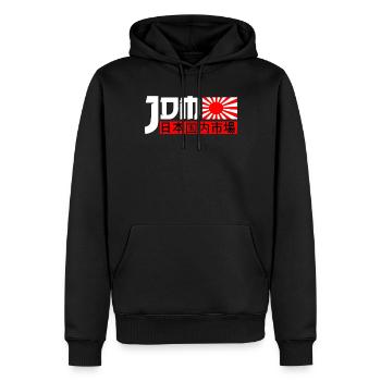 JDM Motorsport Auto Tuning Automotive - Männer Premium Bio Hoodie - Schwarz - Vorne - Nico (187cm)