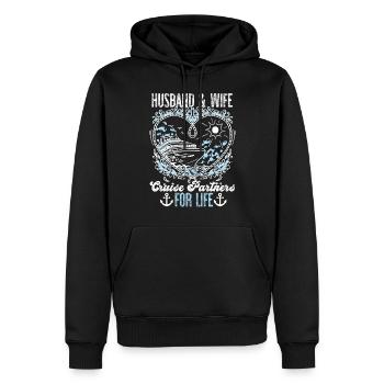 Cruise Ship Vacation Marriage - Männer Premium Bio Hoodie - Schwarz - Vorne - Nico (187cm)