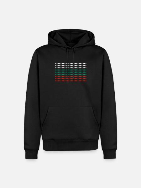 Bulgarian flag - Men’s Premium Organic Hoodie - black