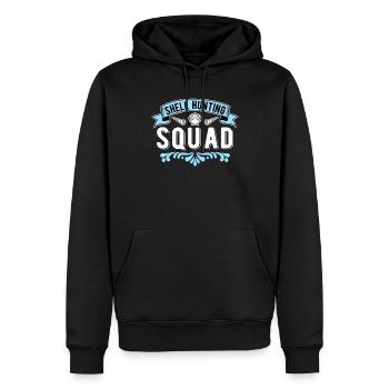 Muschelsammler Muscheln Shell Hunting Squad - Männer Premium Bio Hoodie - Schwarz - Vorne - Nico (187cm)