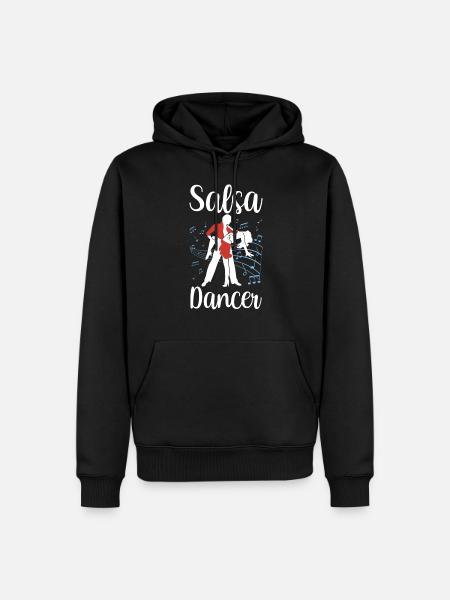 Salsa Dancer Hobby Dance Dancing - Men’s Premium Organic Hoodie - black