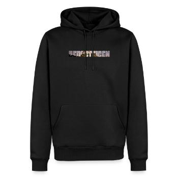 alpinisme - Sweat à capuche Premium bio Homme - noir - Devant - Nico (187cm)
