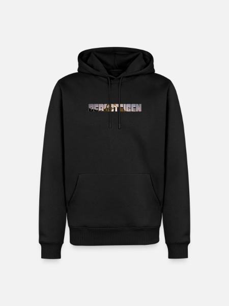 mountaineering - Men’s Premium Organic Hoodie - black