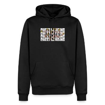 Cheerleading - Männer Premium Bio Hoodie - Schwarz - Vorne - Nico (187cm)