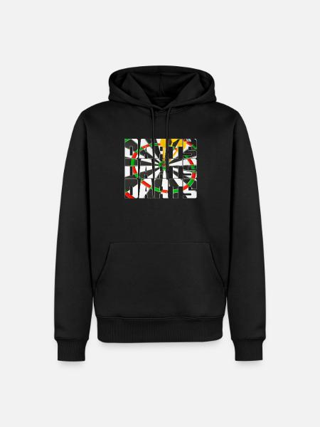 Dart - Men’s Premium Organic Hoodie - black