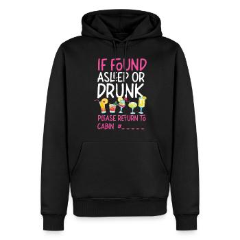 Cruise Ship Vacation Friends - Männer Premium Bio Hoodie - Schwarz - Vorne - Nico (187cm)