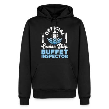 Cruise Ship Vacation Official - Männer Premium Bio Hoodie - Schwarz - Vorne - Nico (187cm)