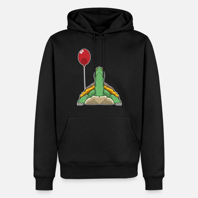 Ballon de tortue - Sweat à capuche Premium bio Homme - noir