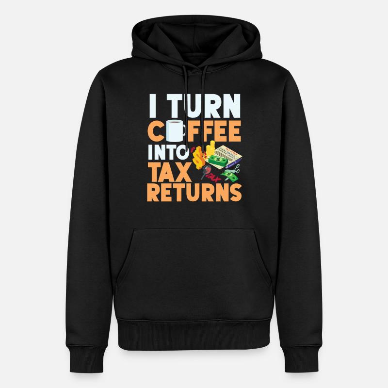 Comptable Teneur de livres Comptabilité - Sweat à capuche Premium bio Homme - noir