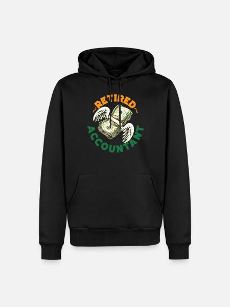 Comptable Comptable Comptable - Sweat à capuche Premium bio Homme - noir