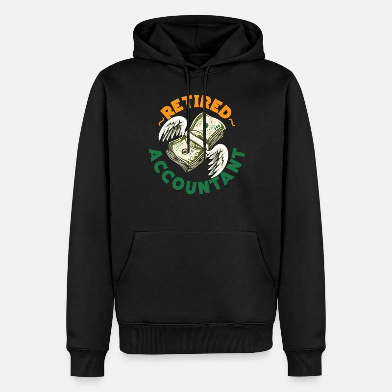 Comptable Comptable Comptable - Sweat à capuche Premium bio Homme - noir