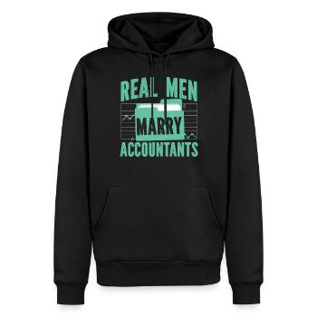 Accountant Bookkeeper Marriage - Männer Premium Bio Hoodie - Schwarz - Vorne - Nico (187cm)