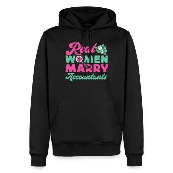 Accountant Bookkeeper Marriage - Männer Premium Bio Hoodie - Schwarz - Vorne - Nico (187cm)