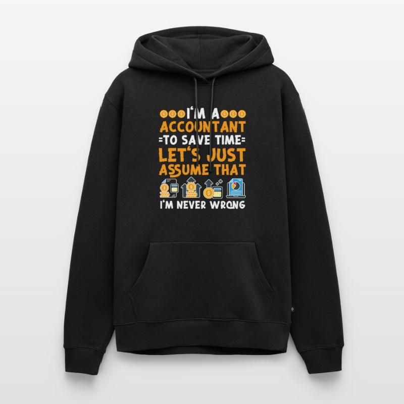 Comptable Comptable Comptable Sweat à capuche Premium bio Homme