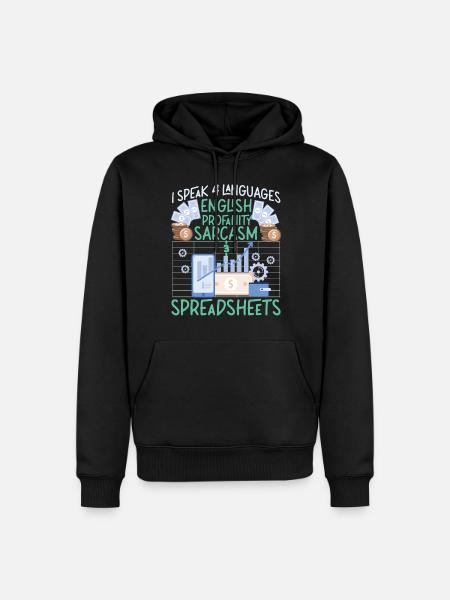 Comptable Comptable Comptable - Sweat à capuche Premium bio Homme - noir