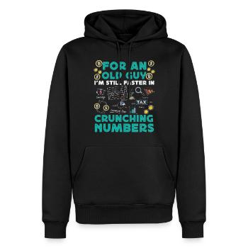 Accountant Bookkeeper Accounting - Männer Premium Bio Hoodie - Schwarz - Vorne - Nico (187cm)