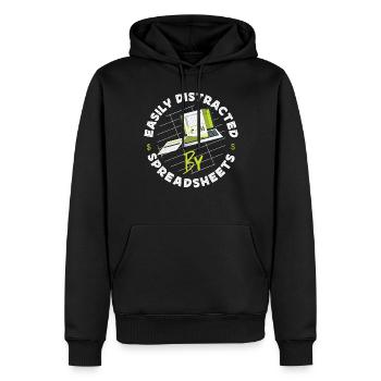 Accountant Bookkeeper Accounting - Männer Premium Bio Hoodie - Schwarz - Vorne - Nico (187cm)