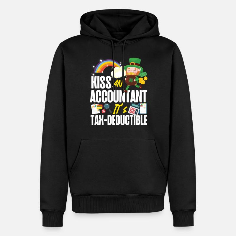 Comptable Comptable Comptable - Sweat à capuche Premium bio Homme - noir