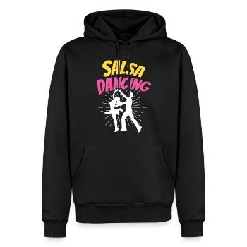Salsa Tanzen Hobby Tanz Tänzer - Männer Premium Bio Hoodie - Schwarz - Vorne - Nico (187cm)