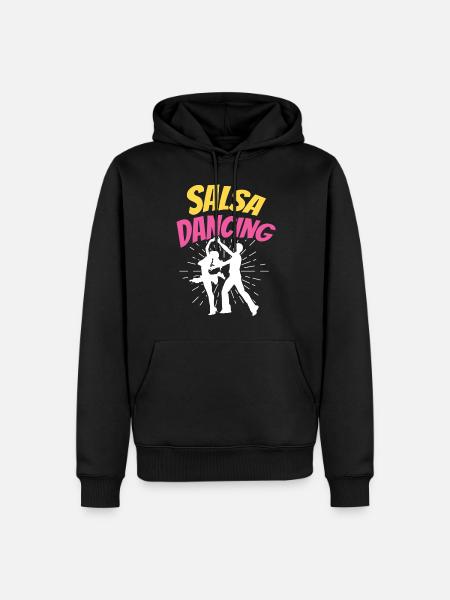 Salsa Dancing Hobby Dance Dancers - Men’s Premium Organic Hoodie - black